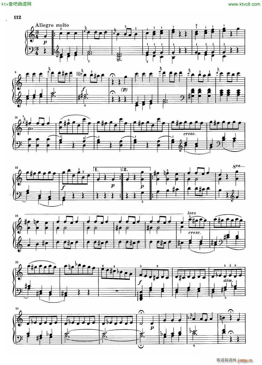 Haydn hob xvi 50sc Sonata60(����V)13