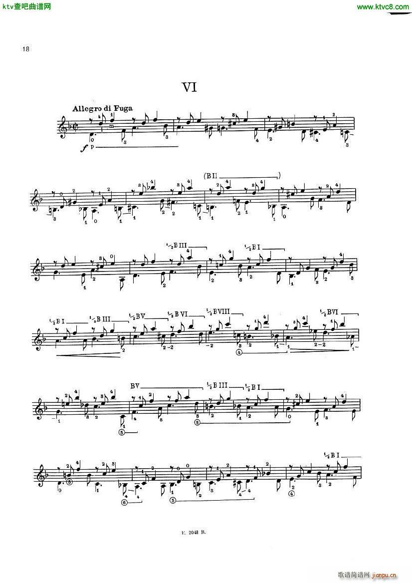 Mauro Giuliani 6 Preludi op 83(����V)17