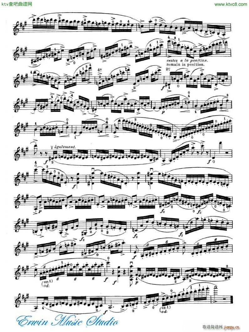 �_�� 24�׾�����Pierre Rode 24 Studi Per violino 01 08(ʮ�ּ�����)14