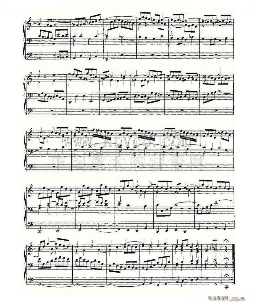 Prelude and Fugue in C Major BWV 545 ���L(f��ng)���V(ʮ�ּ�����)6