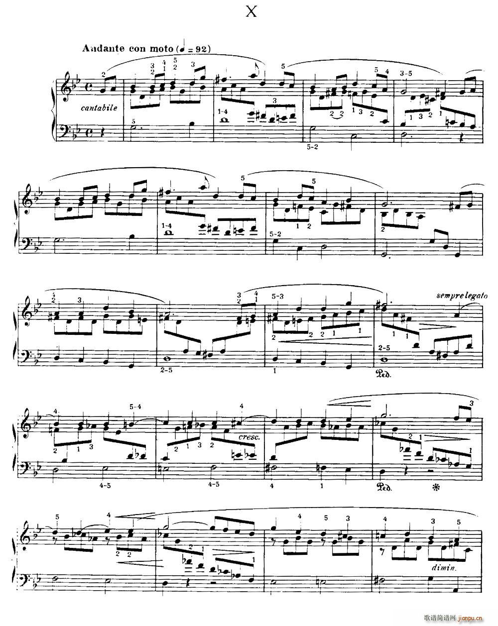 20 Petites Etudes Op 91 20��С�;����� 10(ʮ�ּ�����)1