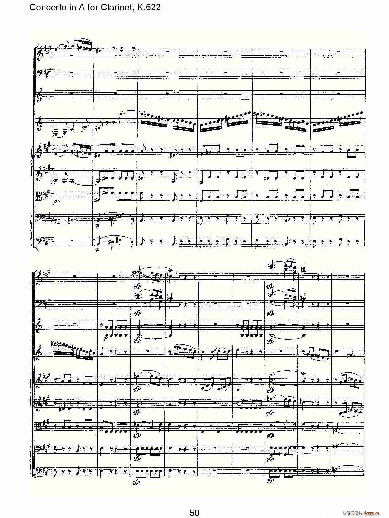 Concerto in A for Clarinet, K.622(�λɹ��V)22