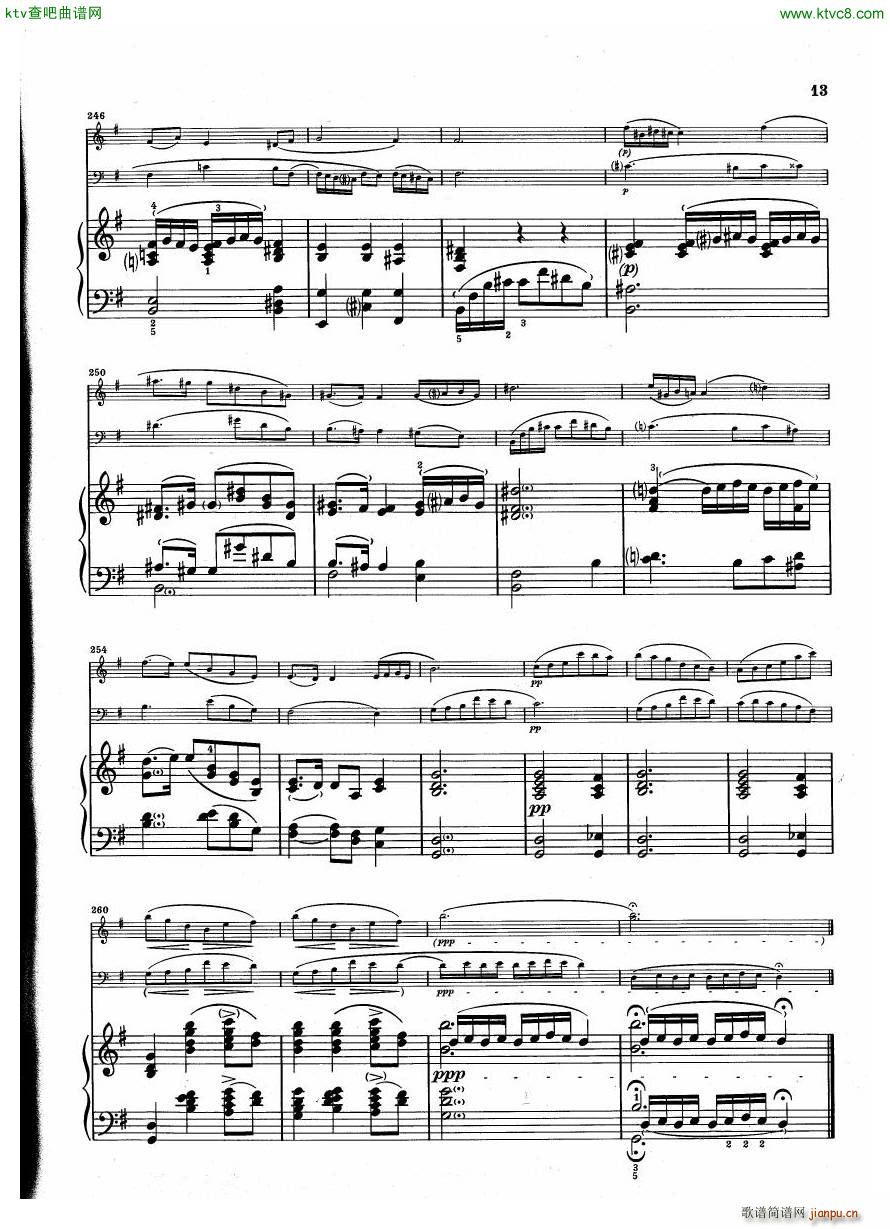 Debussy Trio en Sol(����V)13