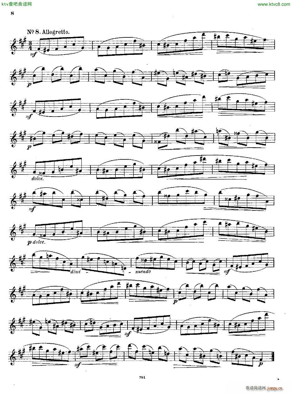 Andersen op 41 18 kleine Studien fl solo(����V)8