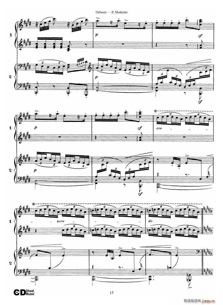 Debussy Printemps II Printemps II(ʮ�ּ�����)15