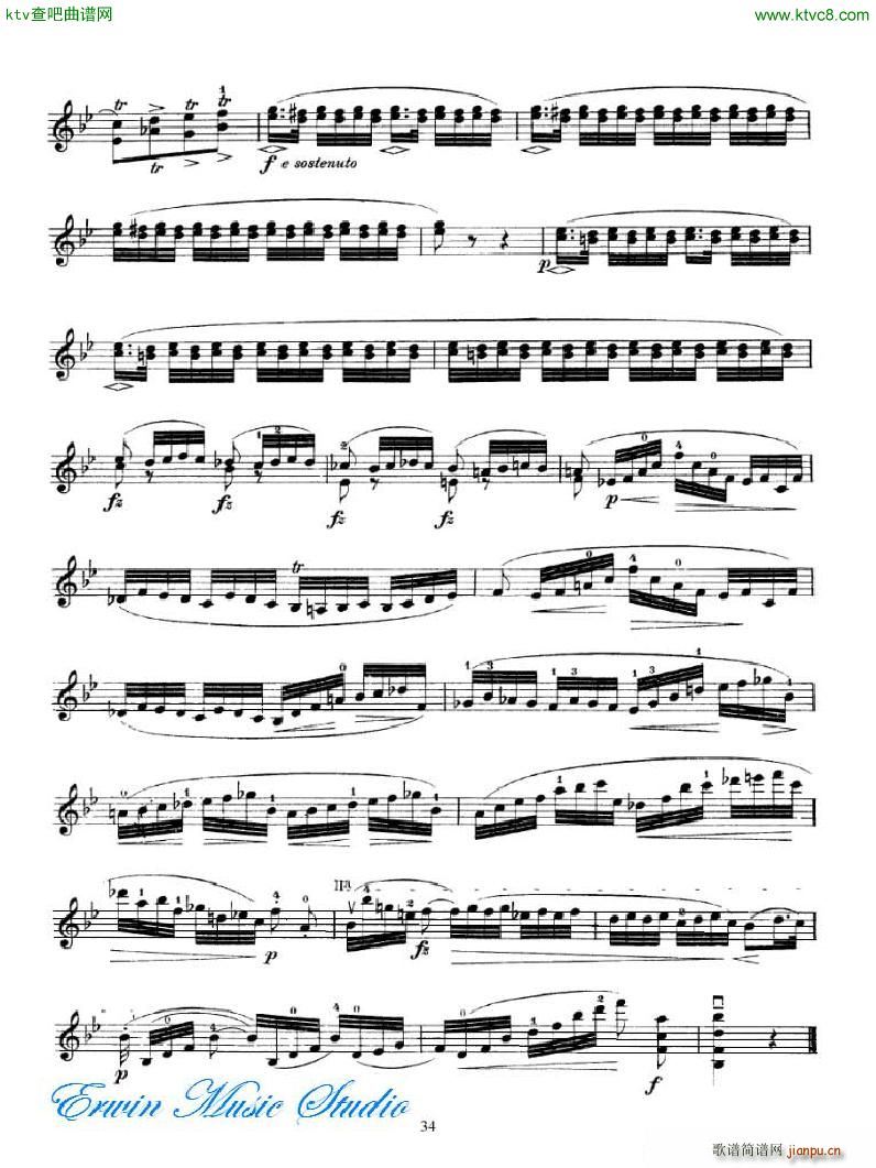 �_�� 24���S����Pierre Rode 24 Caprices 18 34(ʮ�ּ�����)17