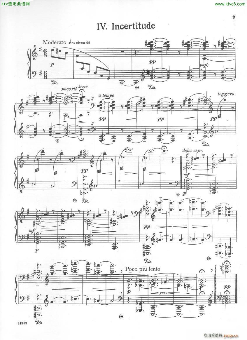 Bloch Five Sketches in Sepia(����V)7