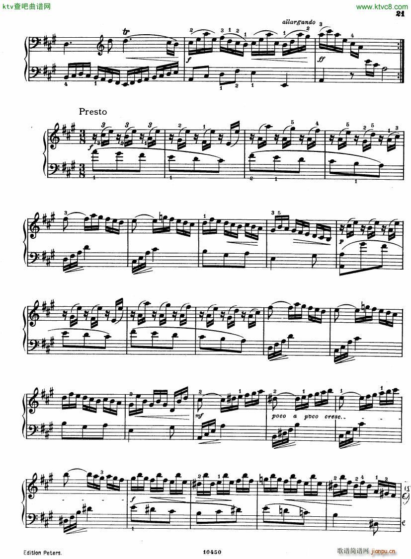 Bach JC op 17 no 5 Sonata(����V)6