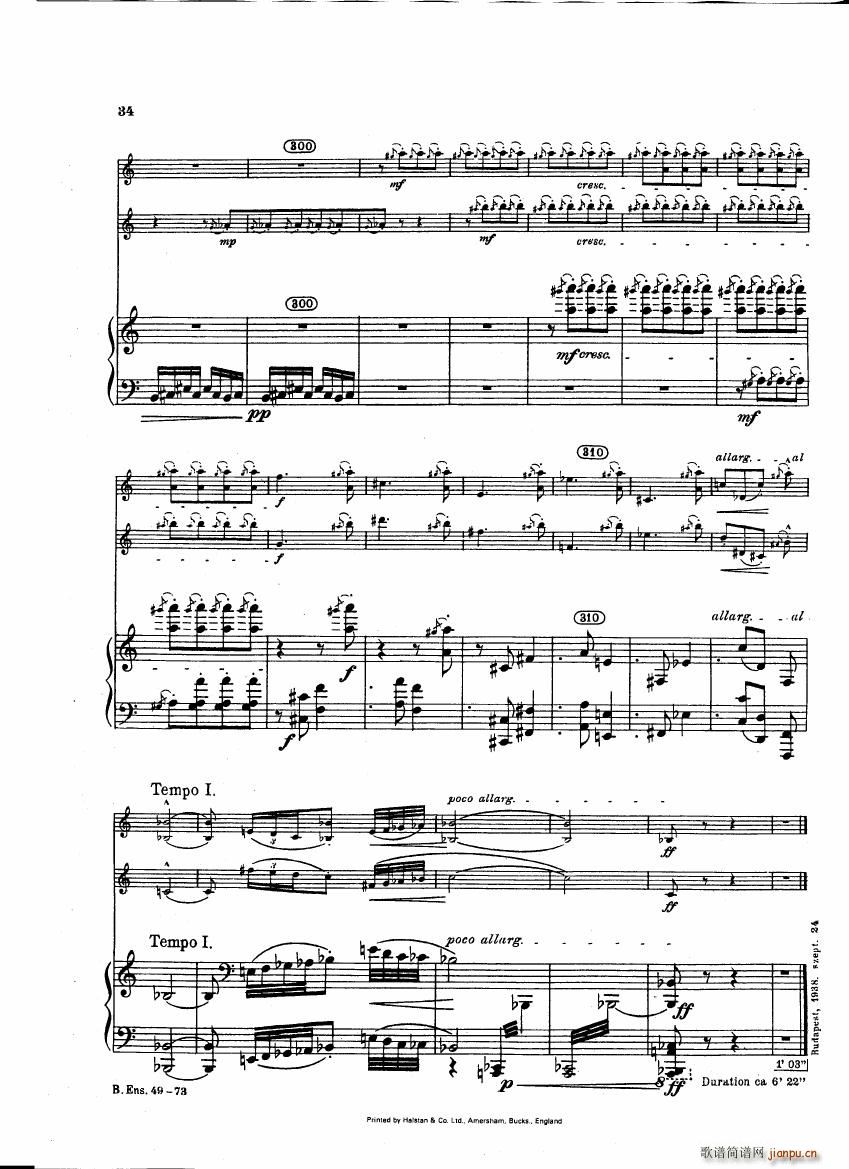 Bartok SZ 111 Contrasts pianoscore(����V)35