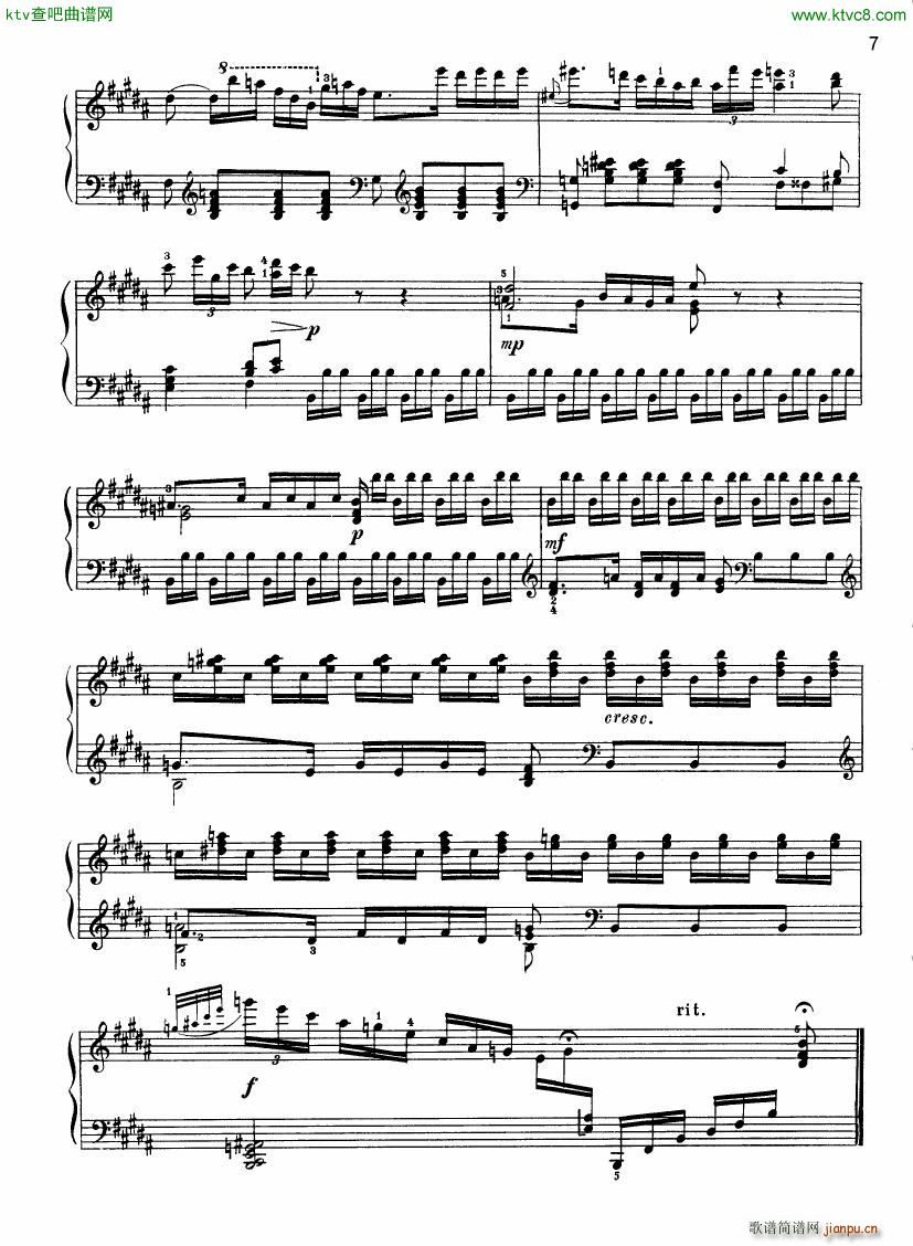 Field Sonata no4 b major(����V)7