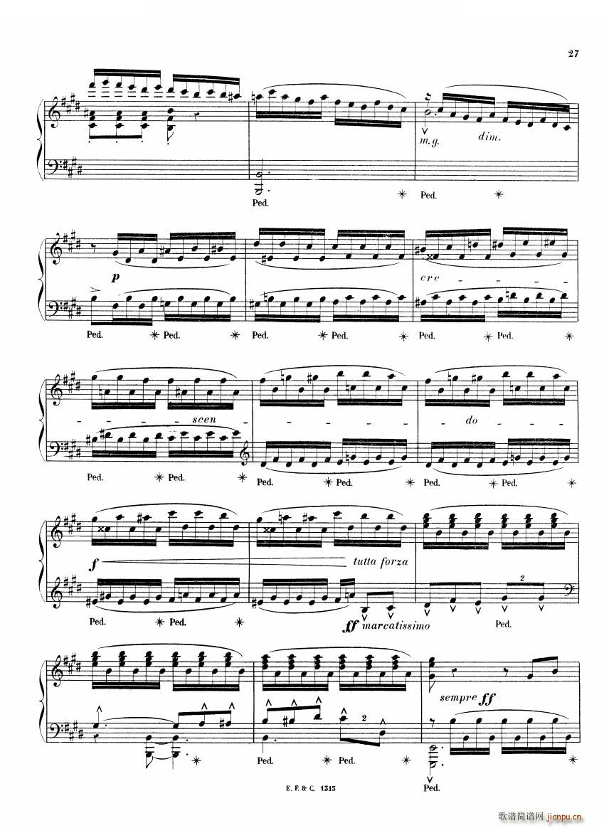 Chaminade 6 Etudes Op35 һ 6 Etudes Op35 һ(ʮ�ּ�����)27