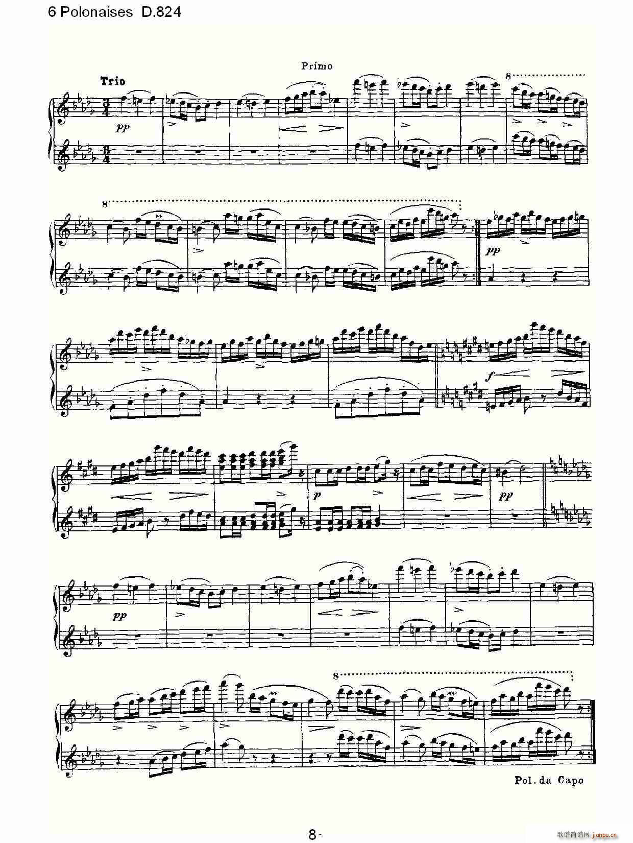 6 Polonaises D.824(ʮ�ּ�����)8