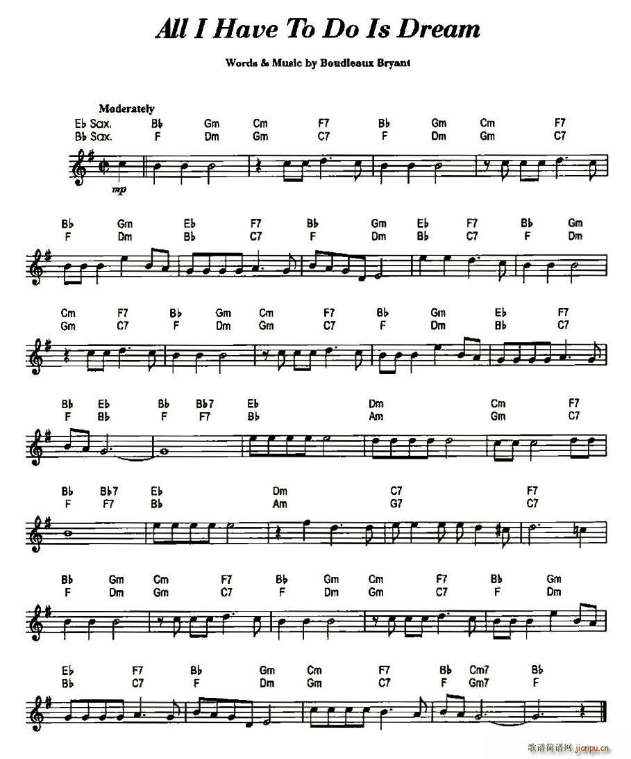 All I have To Do Is Dream(ʮ�ּ�����)1