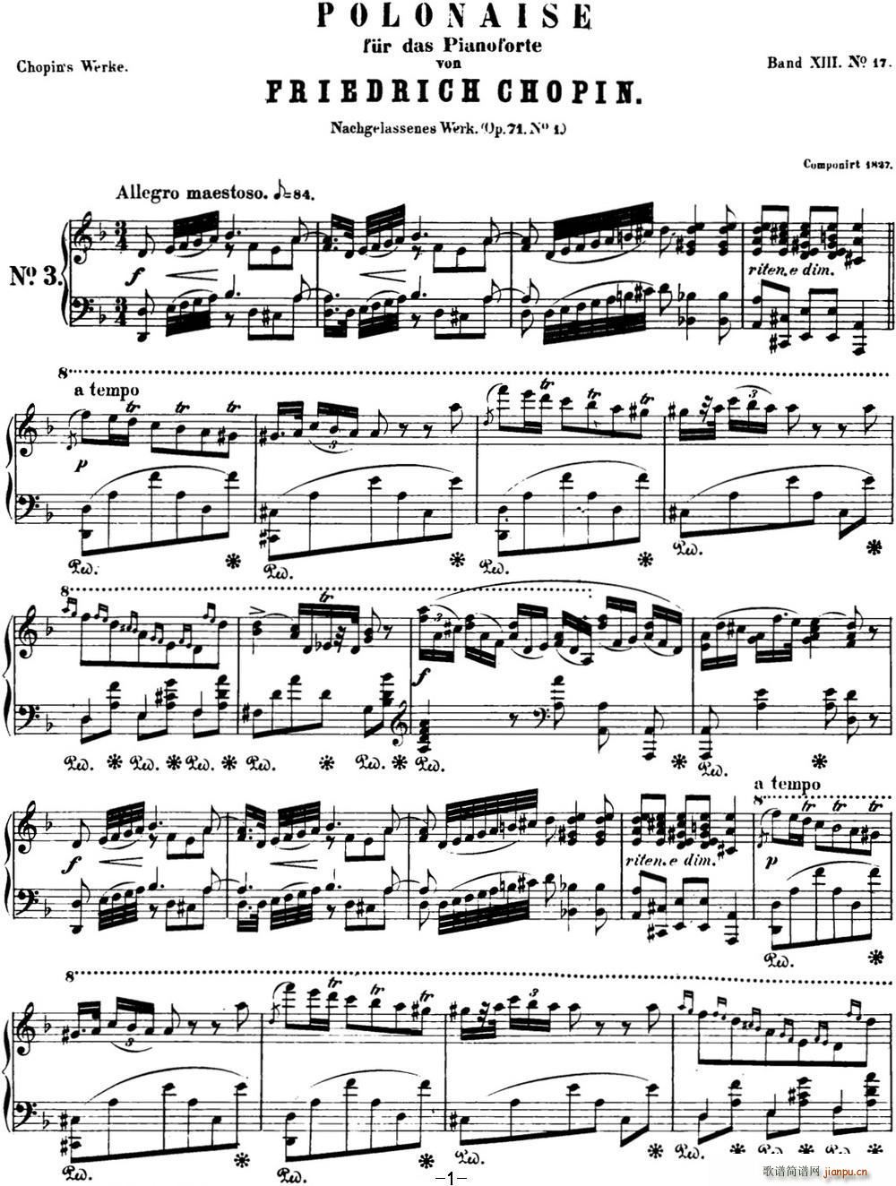 Ф�� ���m���� Op posth 71 No 1 dС�{(����V)1