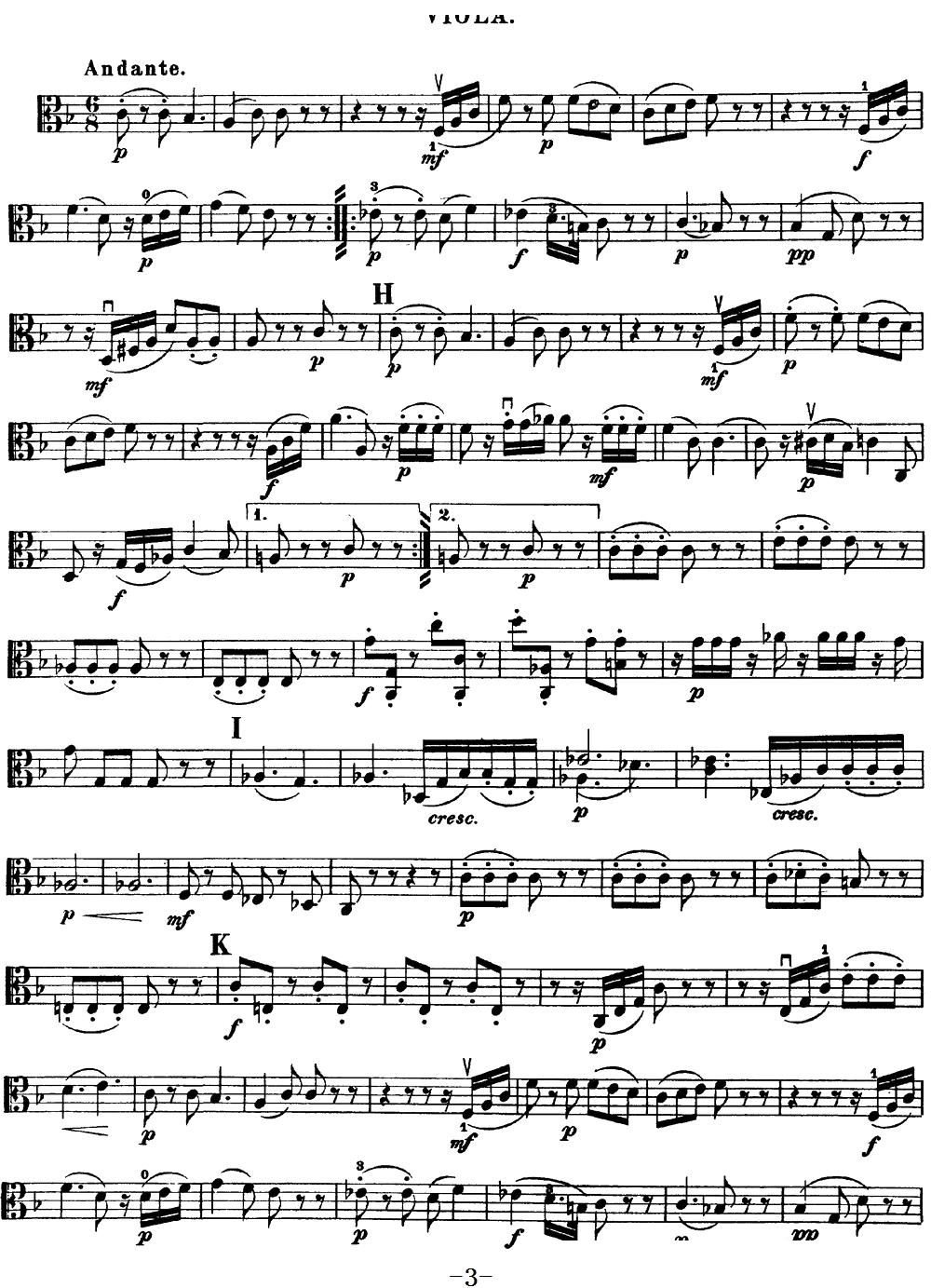 Mozart Quartet No 15 in D Minor K 421 Viola(ʮ�ּ�����)3