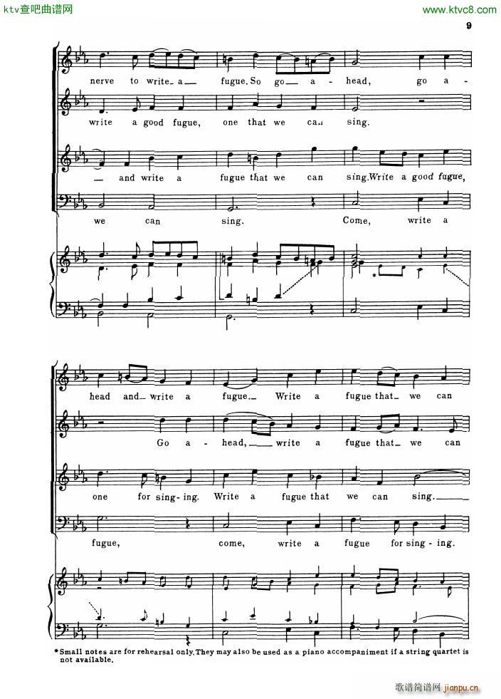 Gould Glenn So you want to write a fugue(����V)7