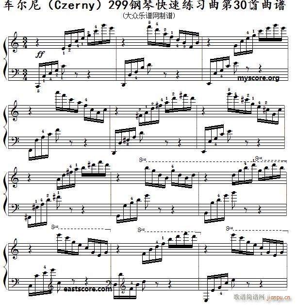 ܇(ch��)���� ��ٿ��پ����� Czerny 299 ��30�� ��������ʾ(����V)1