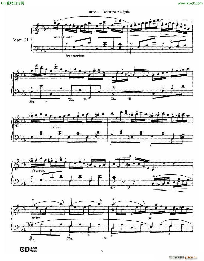 Dussek Partant Pour La Syrie(����V)3