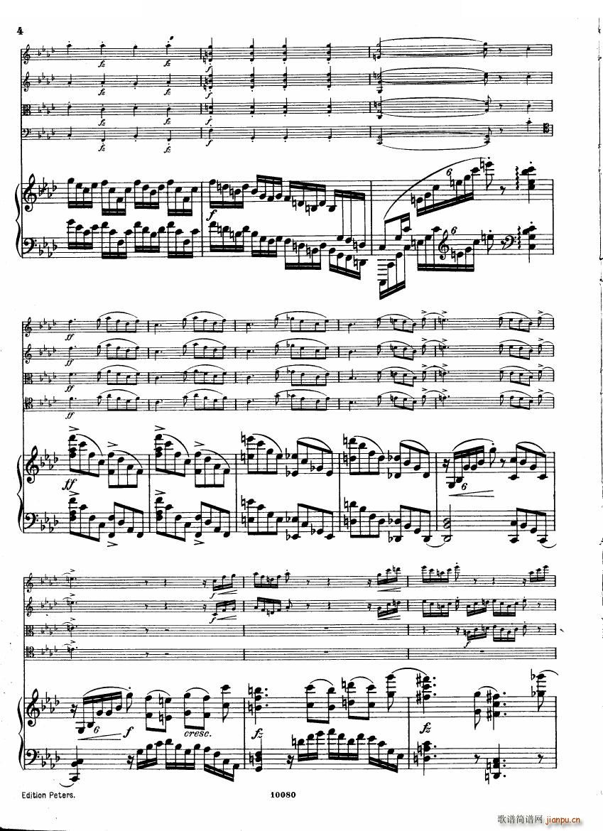 Brahms op 34 Piano Quintet f minor score һ(����V)3