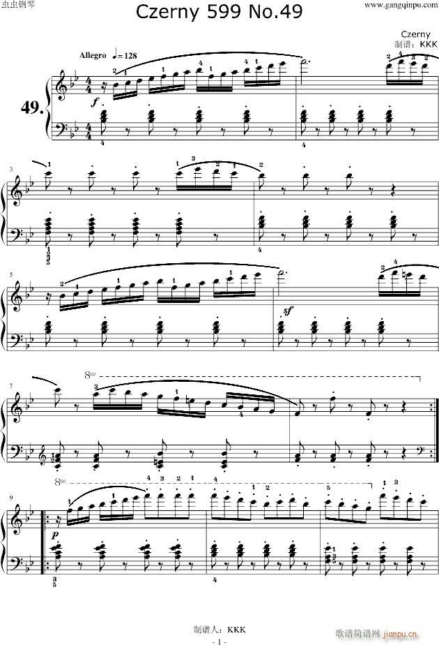 Czerny 599 No.49(����V)1