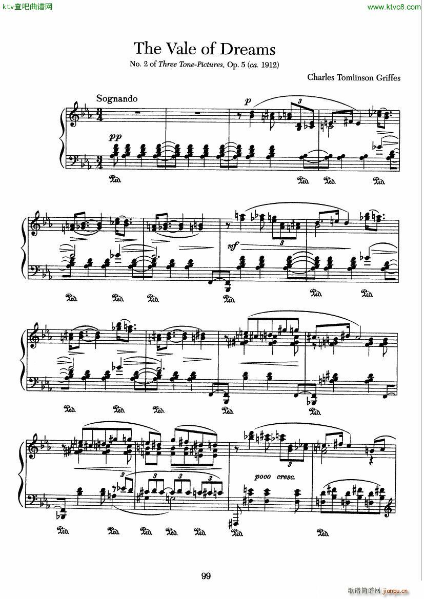 griffes op5 Three tone pictures(����V)5