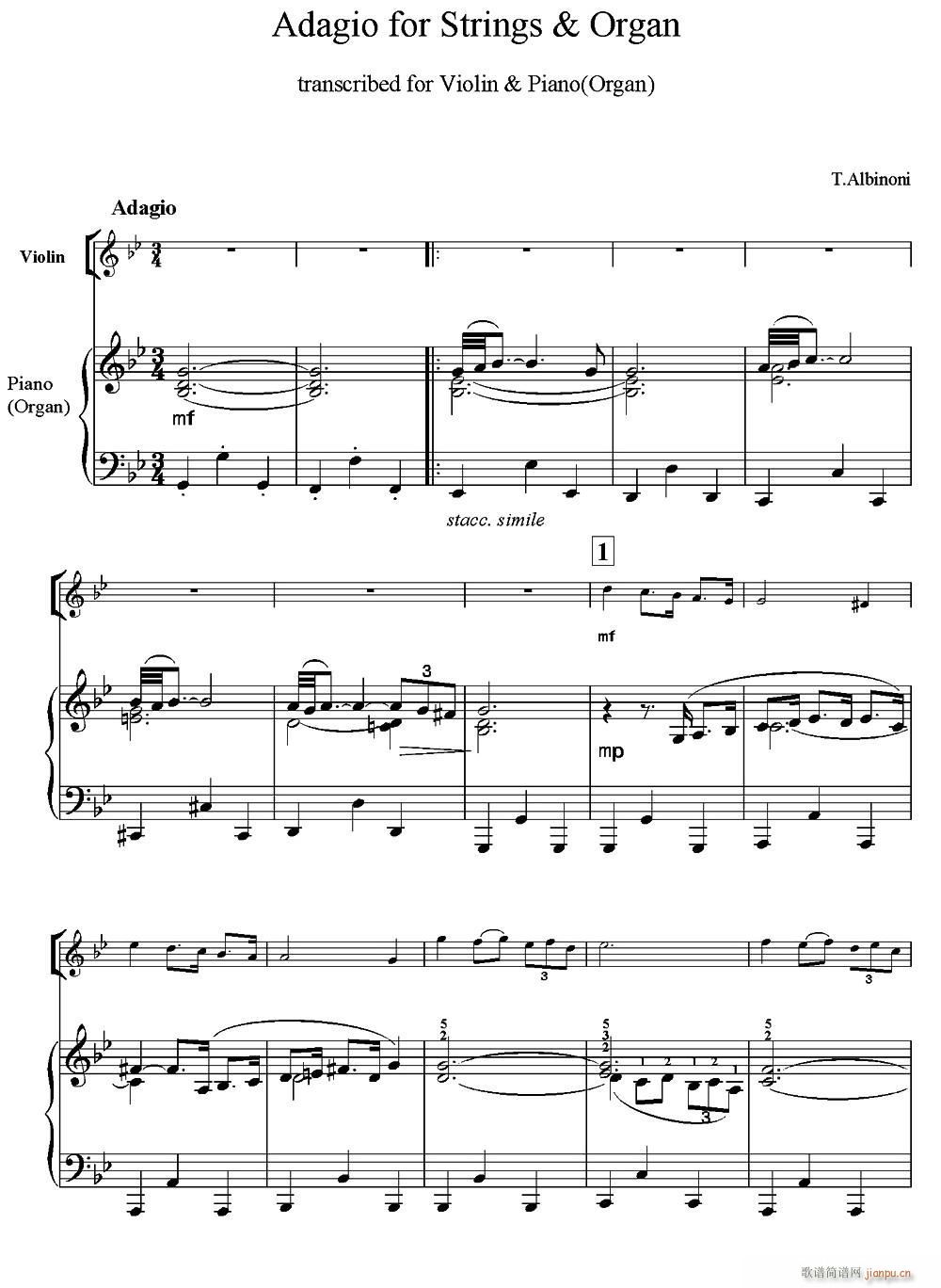 Adagio for Strings Organ ��� ��ٰ���(����V)1