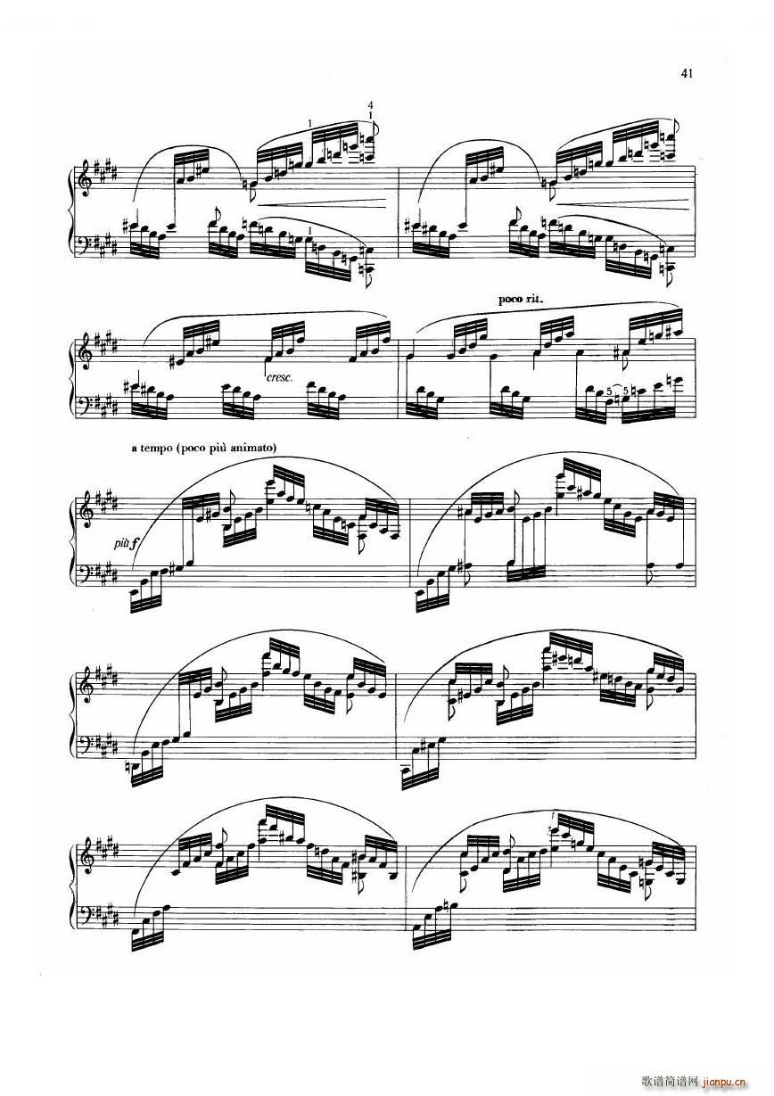 Dohnanyi Etude Op 28 5 5(ʮ�ּ�����)7