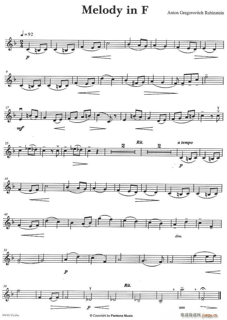 Melody in F(ʮ�ּ�����)1