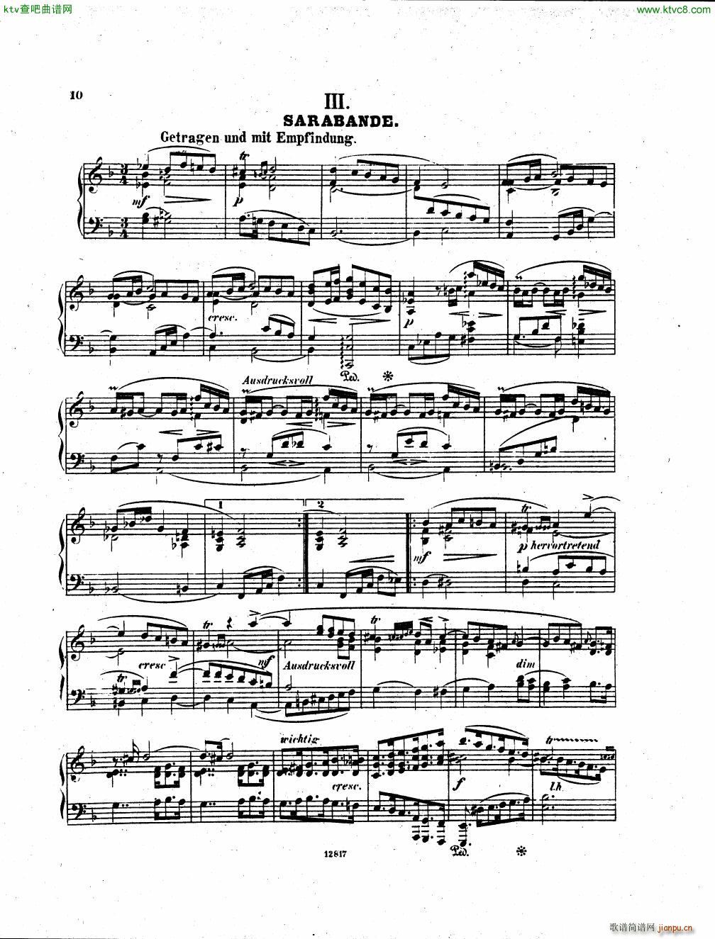 D Albert op 1 Suite in funf Satzen(����V)8