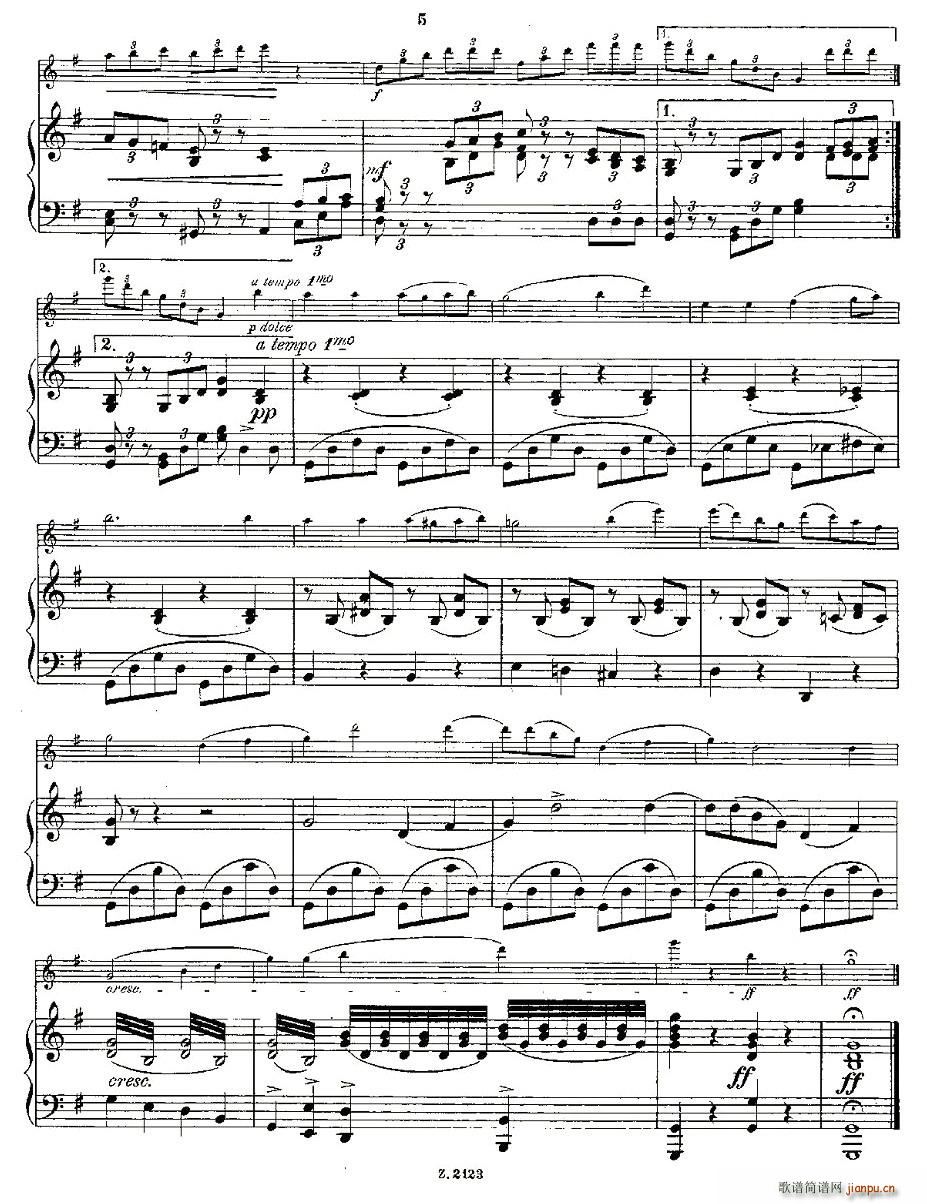 Solovortrag fur junge Flotenspieler.Op.47(�Ѻ��V)5