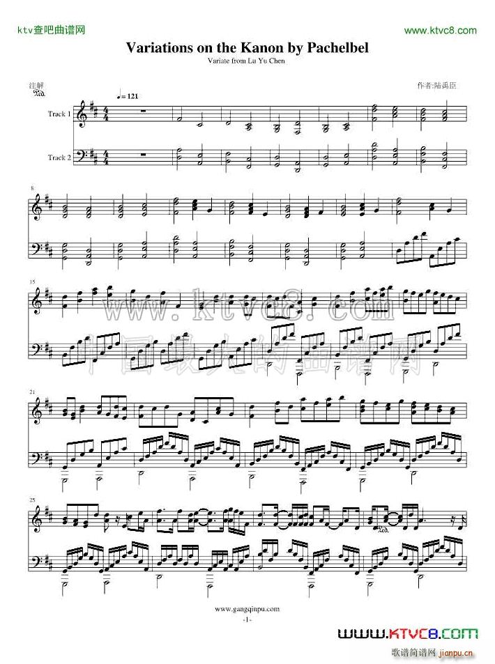 Variations on the Canon In D(ʮ�ּ�����)1