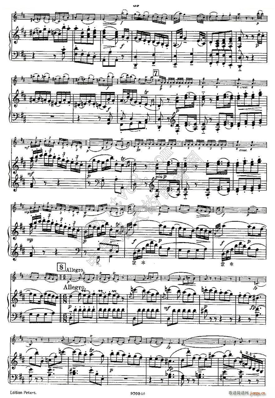 Mozart Violin Sonata No 3 KV 306 ����С�������Q��(С�����V)18
