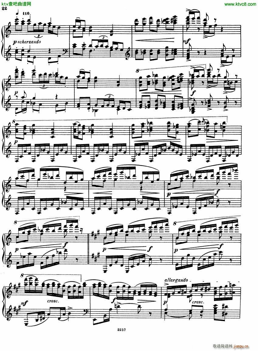 Glazunov Theme et Variations Op 72(����V)22