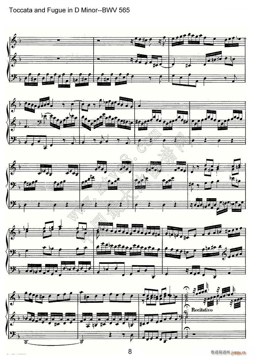 Toccata and Fugue in D Minor BWV 565 ���L(f��ng)���V(ʮ�ּ�����)8
