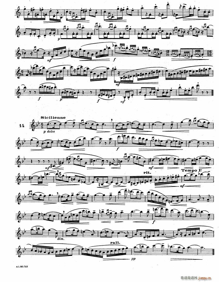 E Bozza 18 ��tudes Pour Hautbois(����V)11