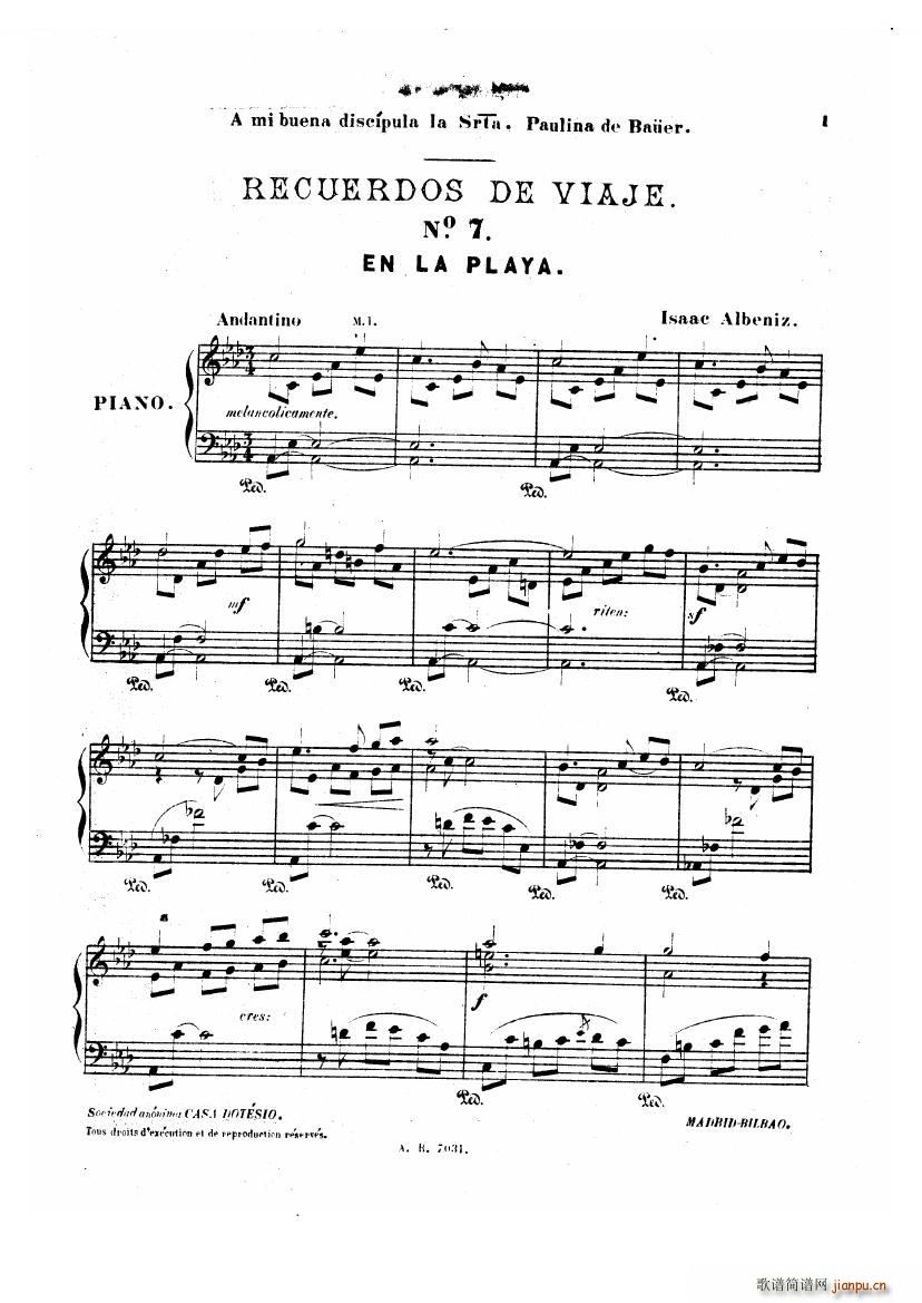 Albeniz op 71 no 6 op 71 no 6(ʮ�ּ�����)10