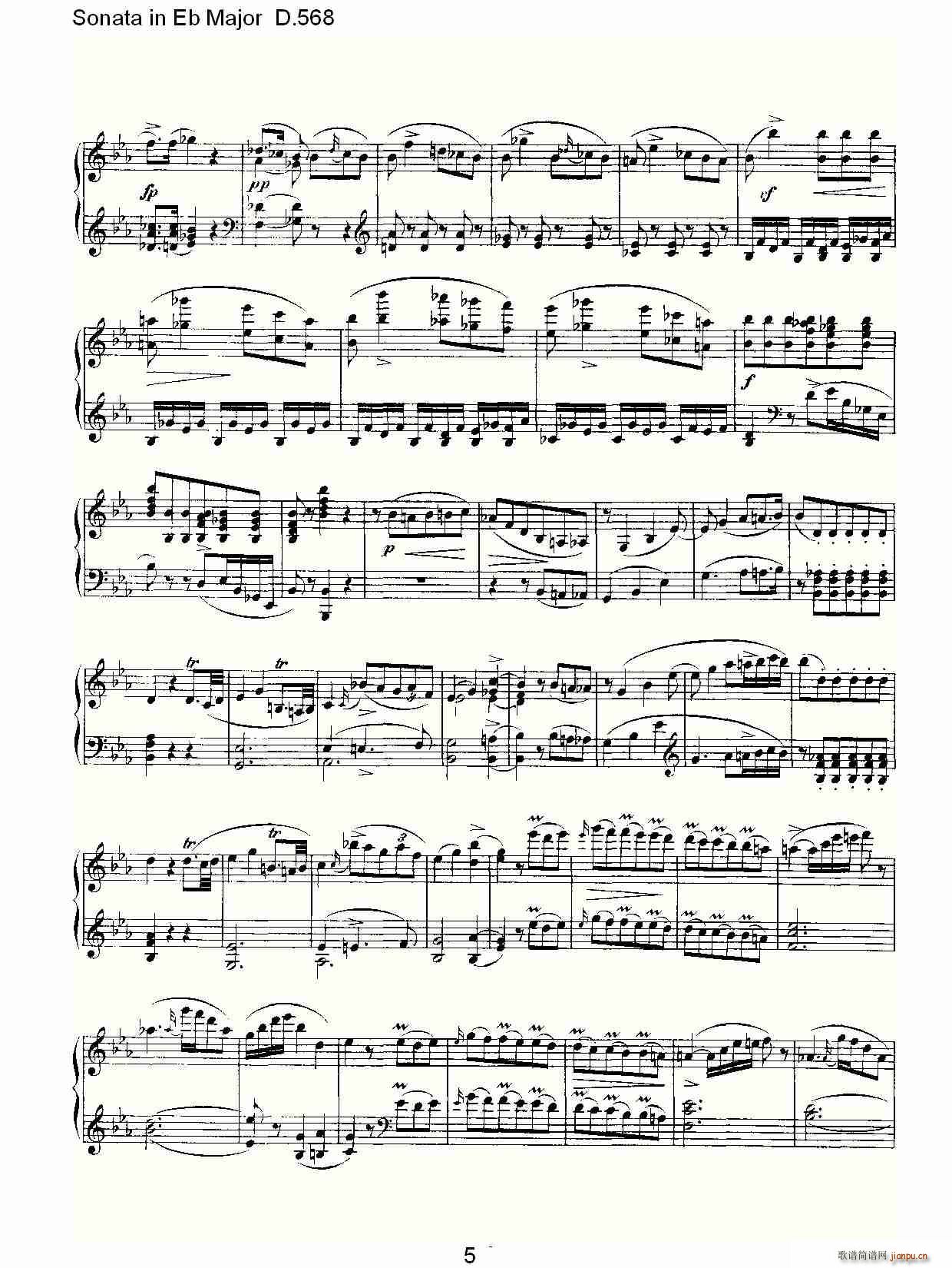 Sonata in Eb Major D.568(ʮ�ּ�����)5