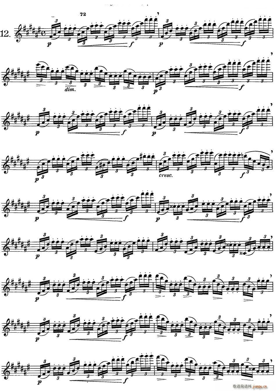 ����˹24���L(ch��ng)�Ѿ�����Op 32 NO 12(�Ѻ��V)1