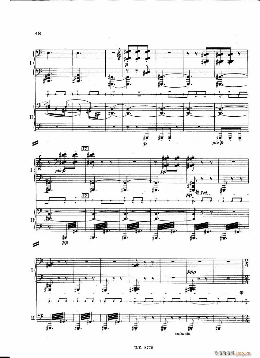 Bartok SZ 83 Piano Concerto 1 2p reduct ��(����V)5