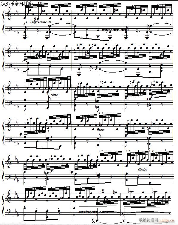 ܇(ch��)���� ��ָ�`�ɼ��g(sh��)���� Czerny 740 ��15��(����V)3