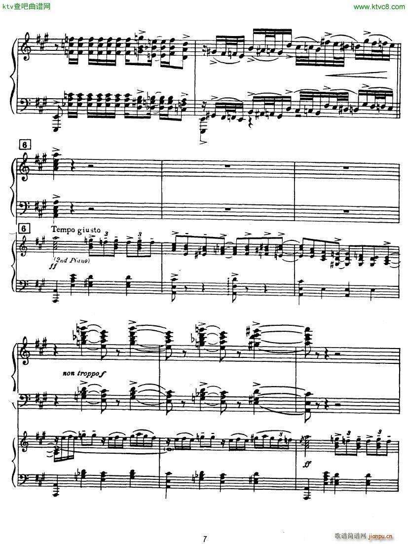 Rhapsody in Blue in Bb major Duet(����V)6