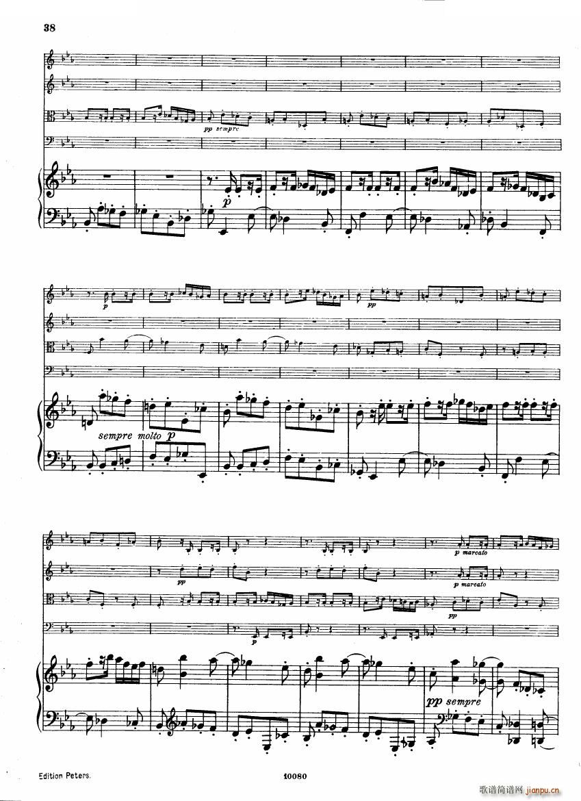 Brahms op 34 Piano Quintet f minor score һ(����V)37