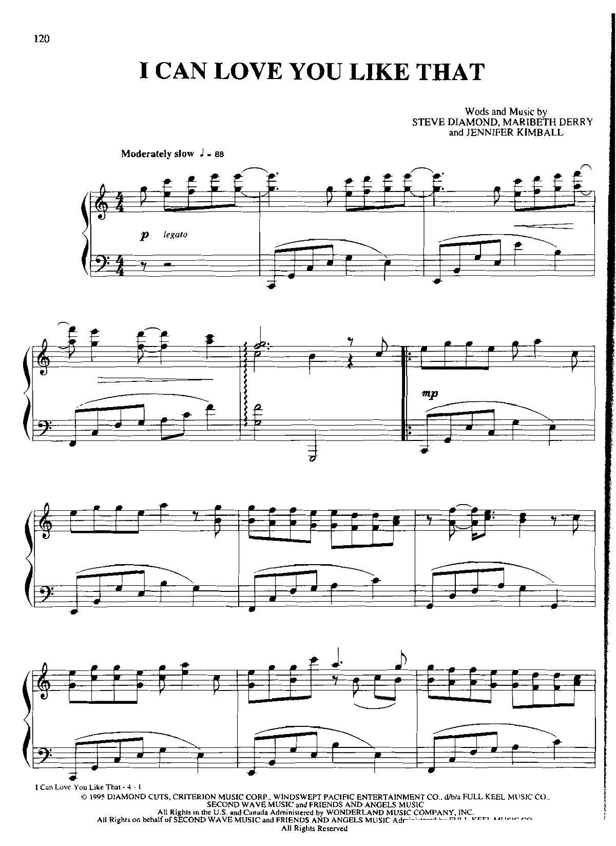 1 CAN LOVE YOU LIKE THAT Dan Coates �������{ ��(����V)1