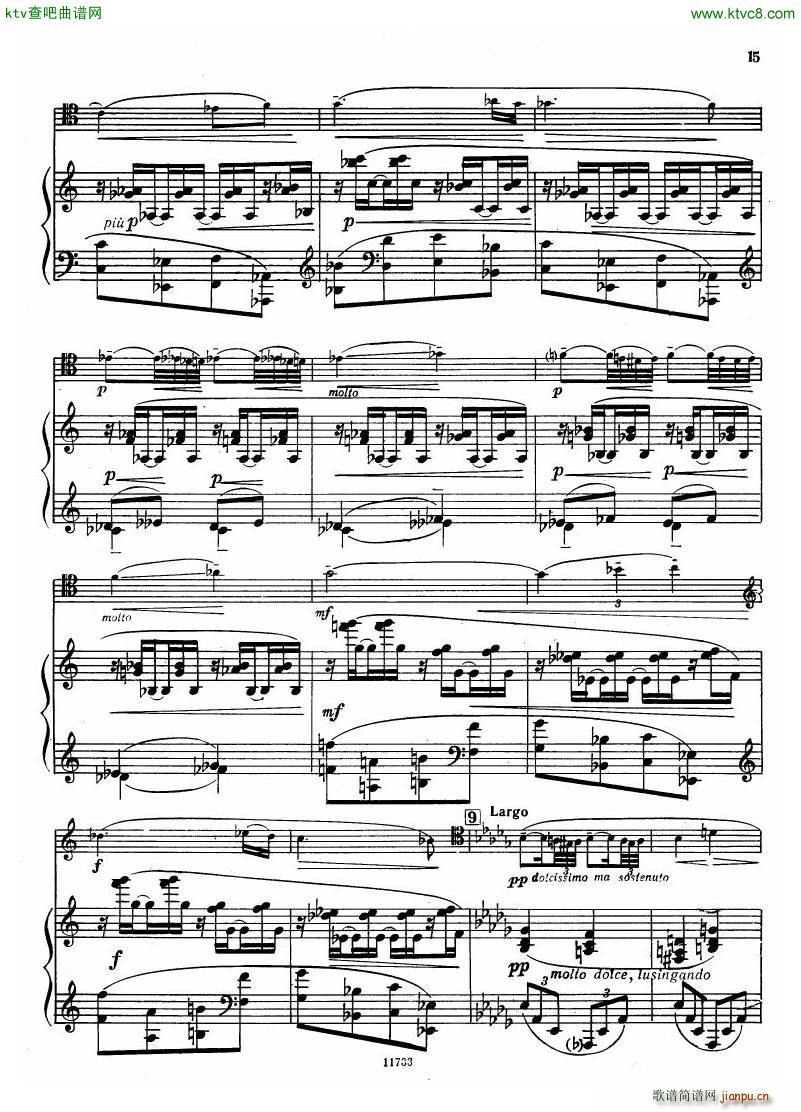 Debussy Sonata for Cello and Piano(����V)14