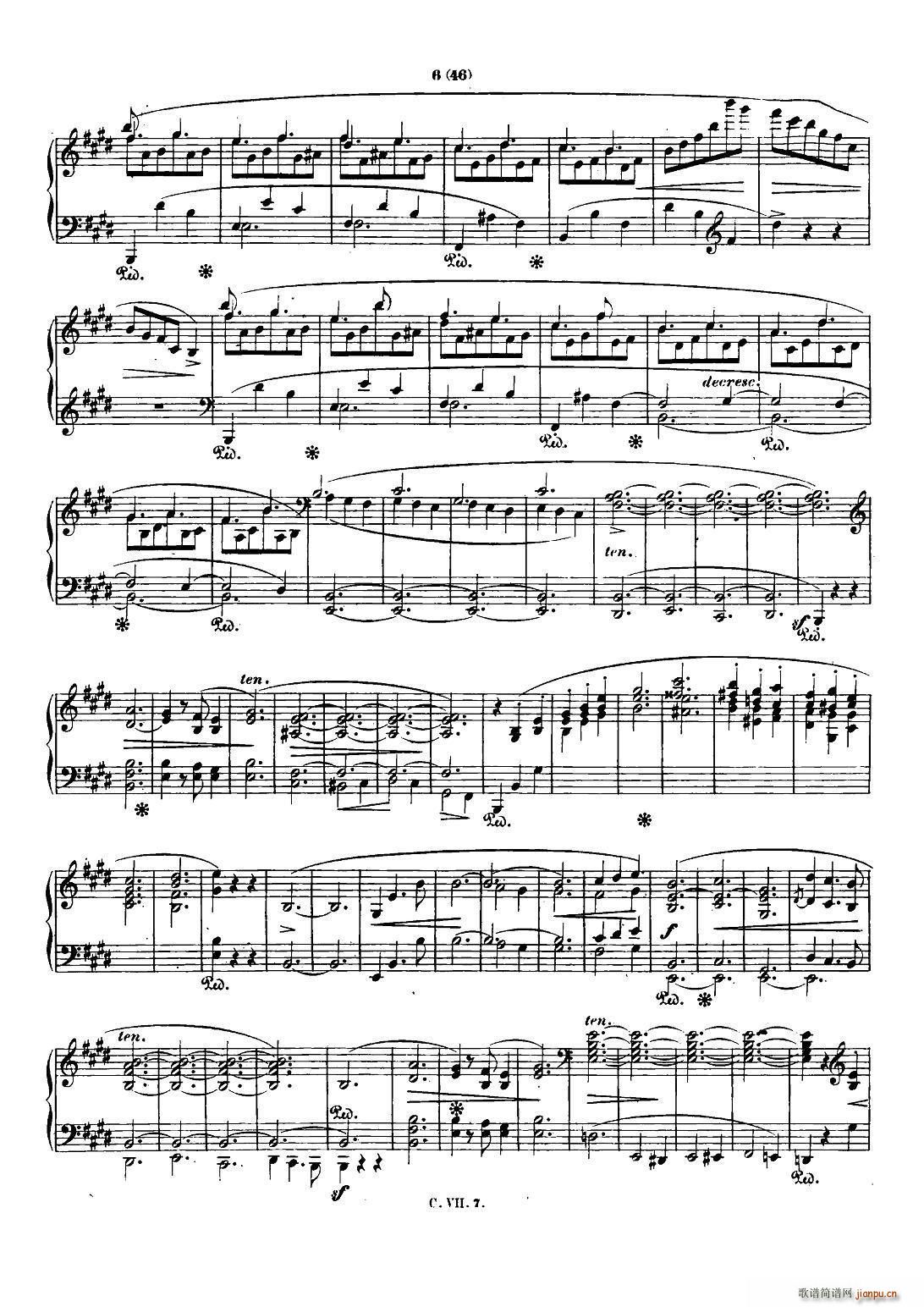 Ф�� ����C�o�� Chopin Scherzo No 4 E���{ Op 54(����V)5