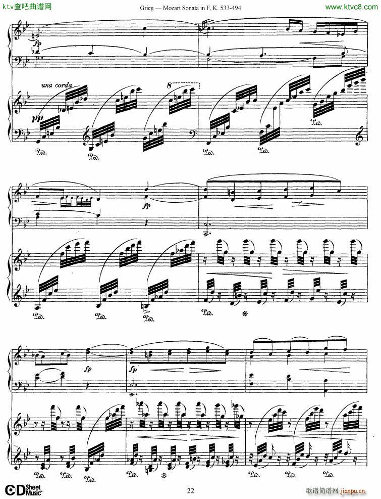 Grieg Sonata K 533 Mozart 2nd Piano Grieg(����V)22
