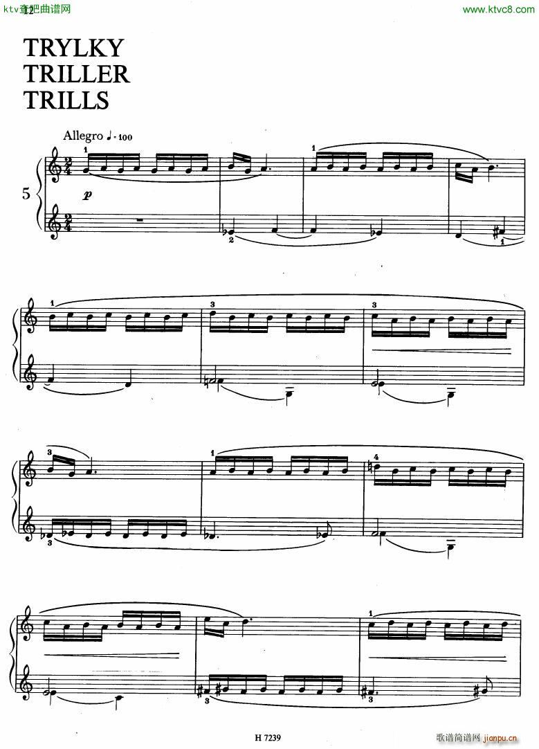 Hurnik piano etudes(����V)9