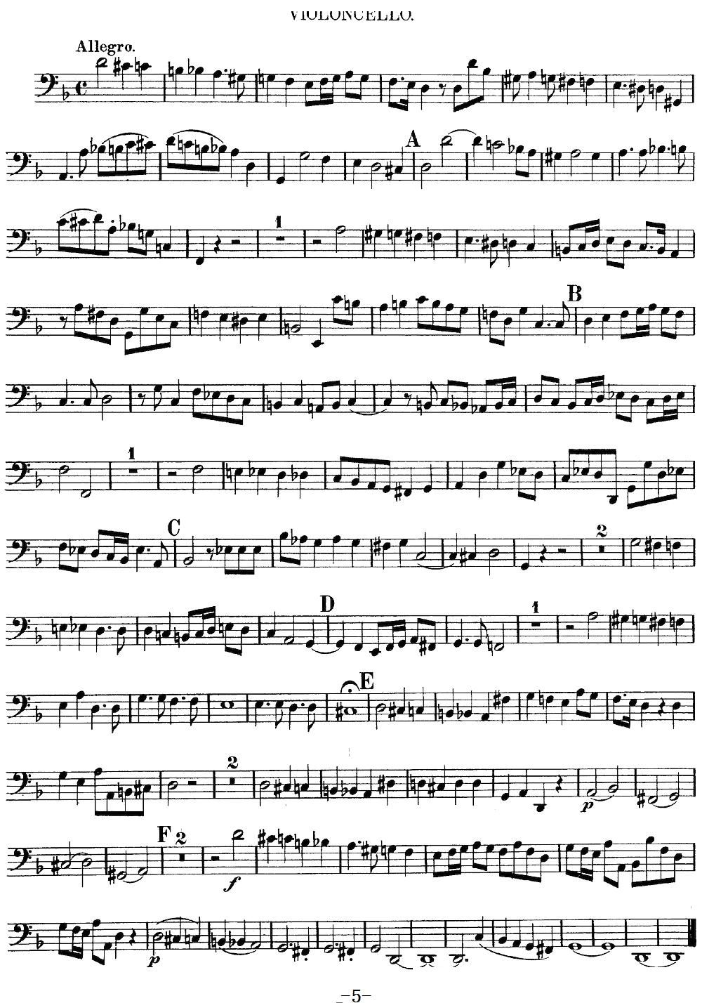 Mozart Quartet No 13 in D Minor K 173 Cello(ʮ�ּ�����)5