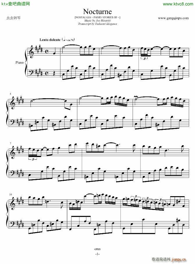 08 Nocturne Joe HISAISHI(����V)1