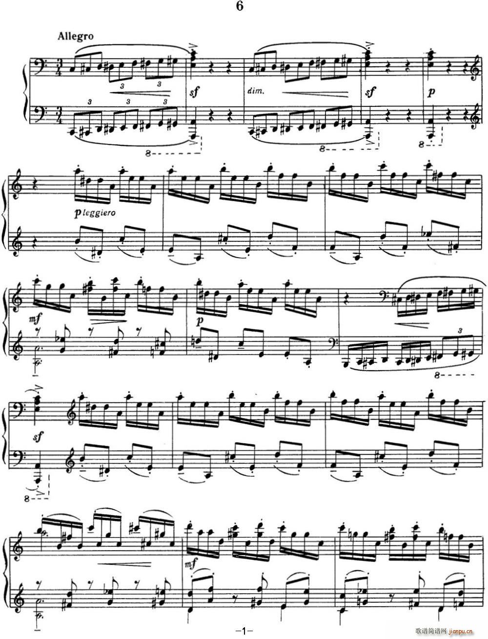 ���լ����Z�� ����(hu��)������14��15 Etudes tableaux Op 39 No 6(����V)1